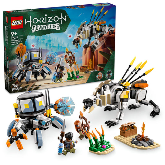 LEGO® Horizon Adventures™ Aloy & Varl vs. Shell-Walker & Sawtooth 77037