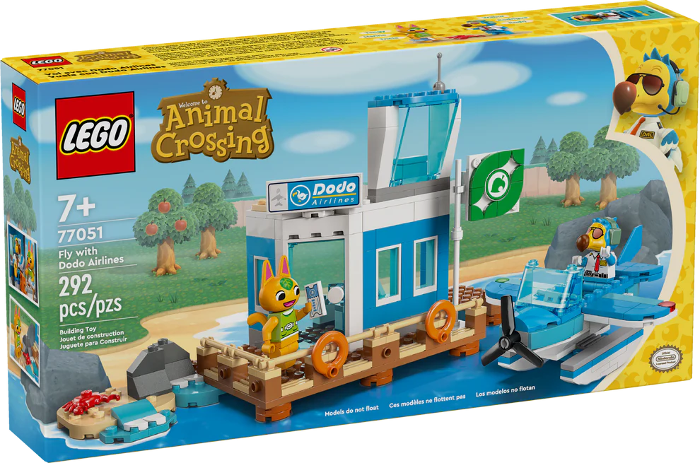 LEGO® Animal Crossing™ Fly with Dodo Airlines Airport 77051