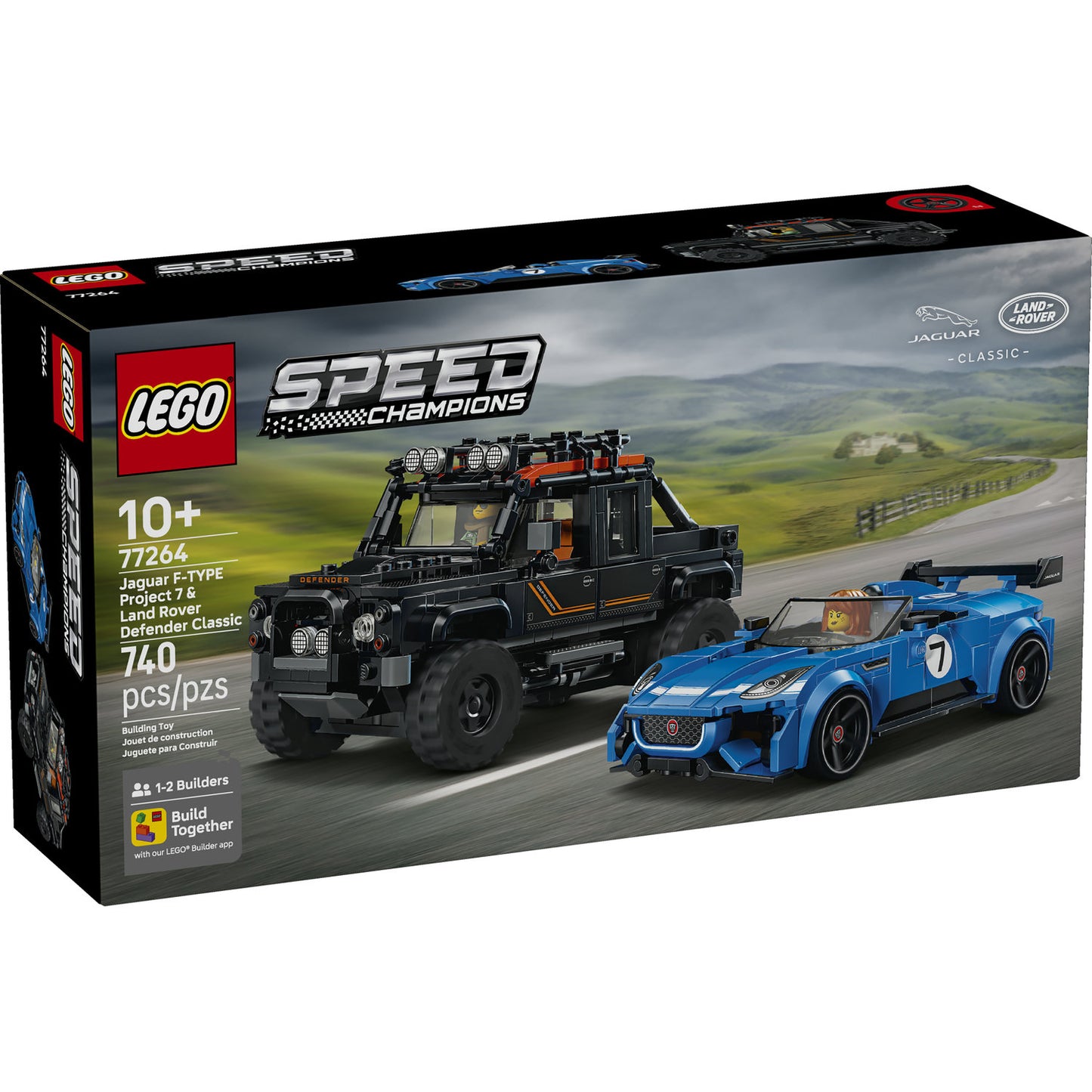 LEGO® Speed Champions Jaguar Project 7 & Land Rover Defender 77264