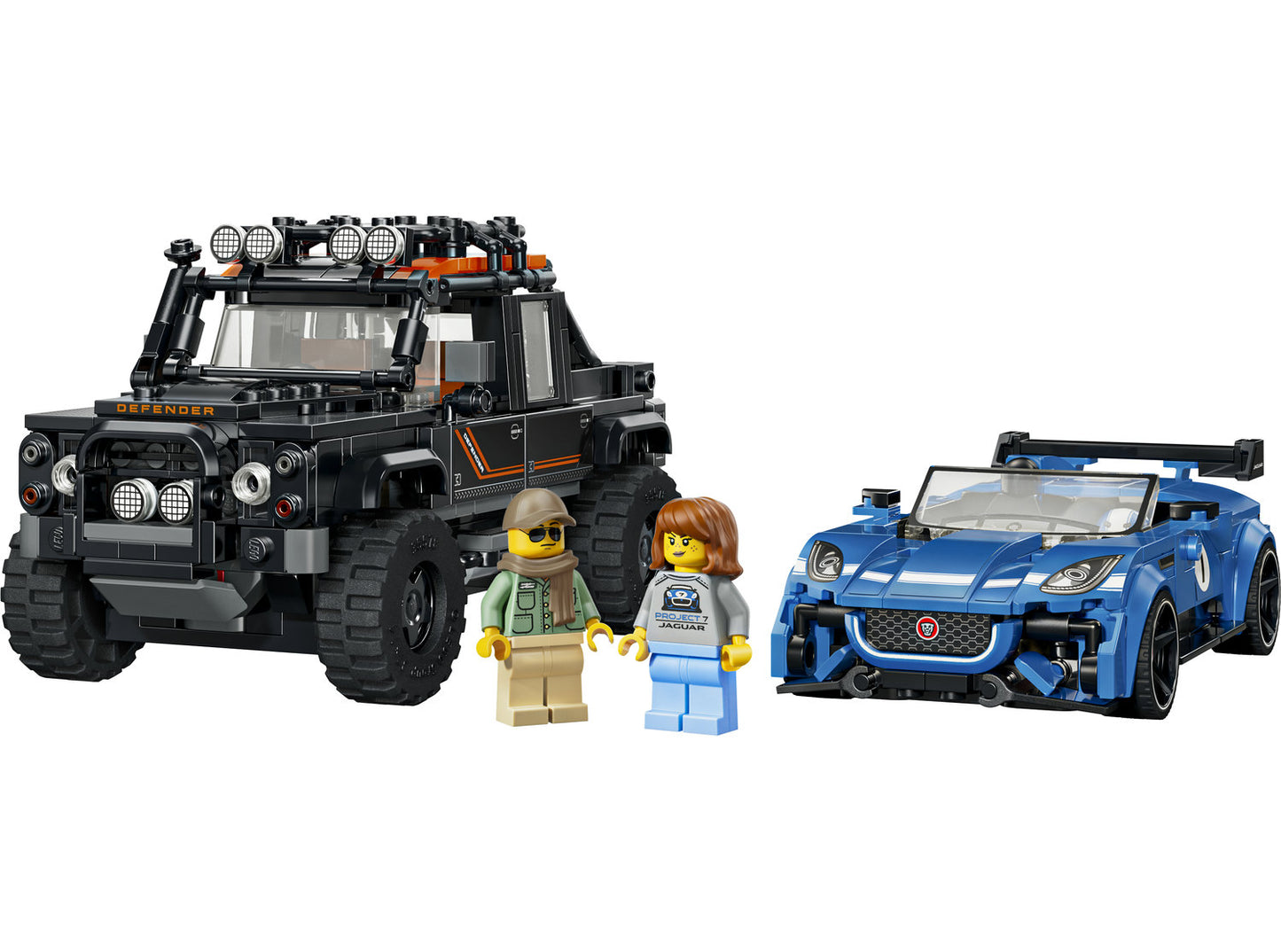 LEGO® Speed Champions Jaguar Project 7 & Land Rover Defender 77264