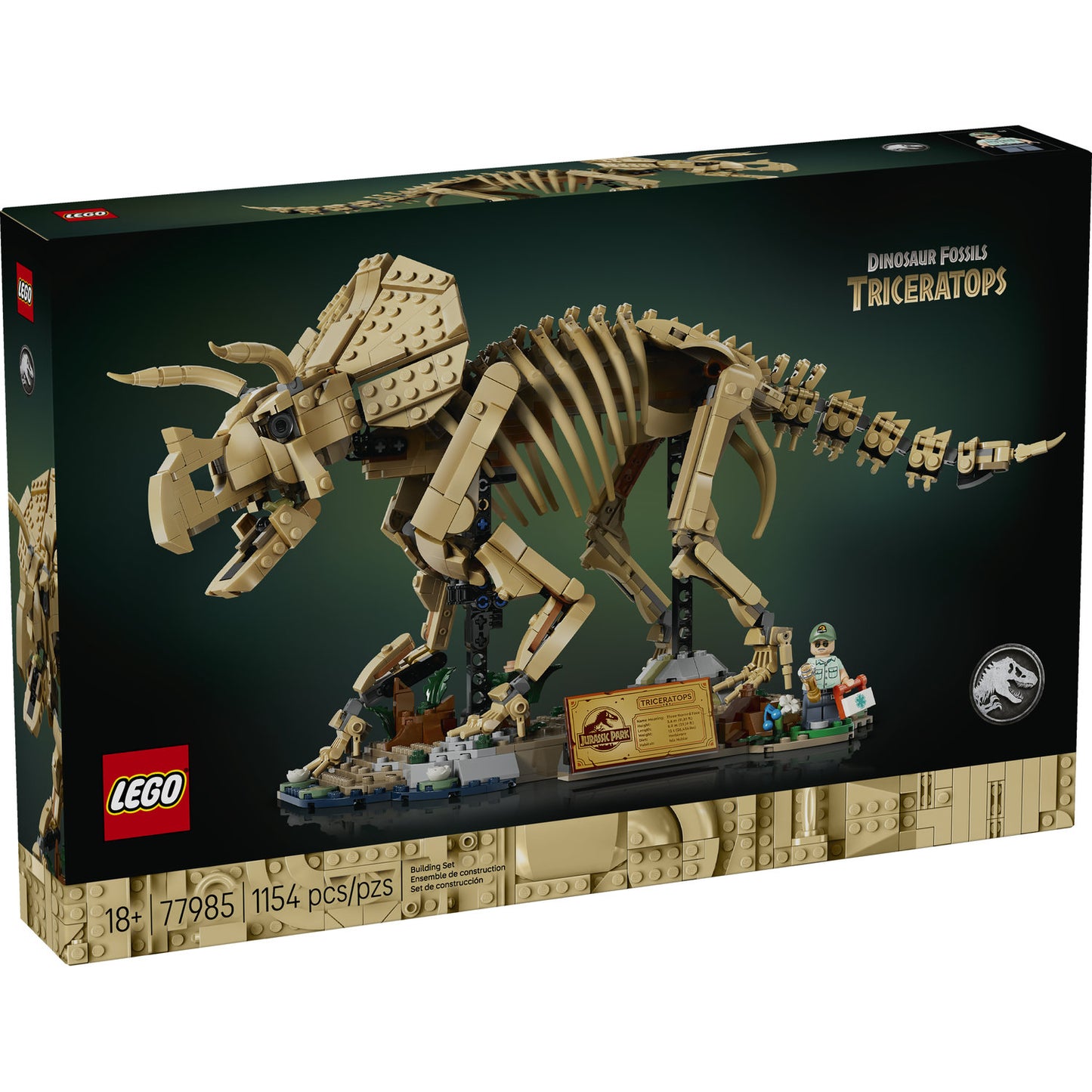 PREORDER NOW! LEGO® Jurassic World Dinosaur Fossils: Triceratops 77985