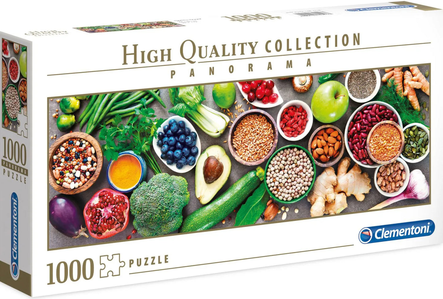 Clementoni Healthy Veggie Panorama – 1000 Piece Jigsaw Puzzle