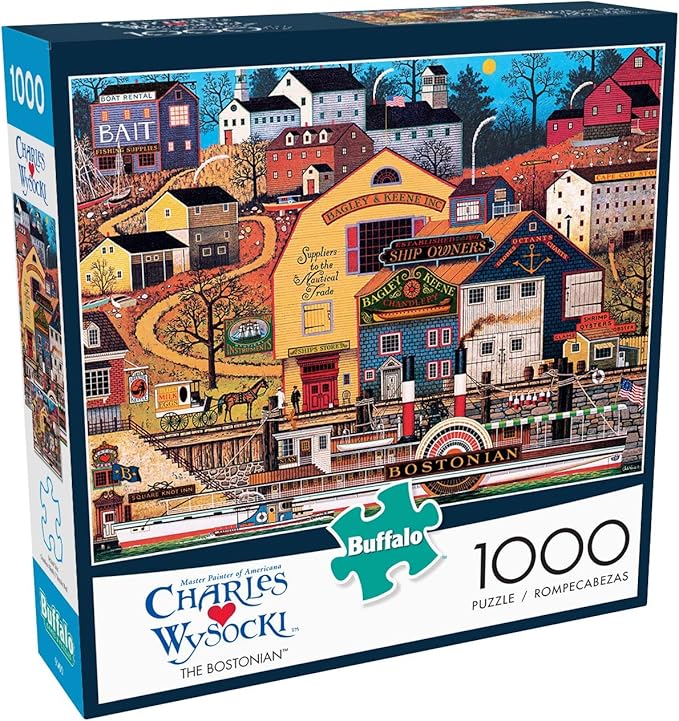 Charles Wysocki - The Bostonian - 1000 Piece Jigsaw Puzzle