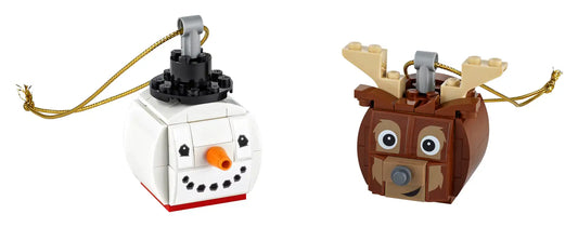 LEGO® Snowman and Reindeer Ornament 854050 (Retired)