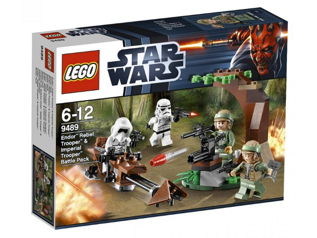 LEGO 9489 Endor Rebel Trooper & Imperial Trooper Battle Pack