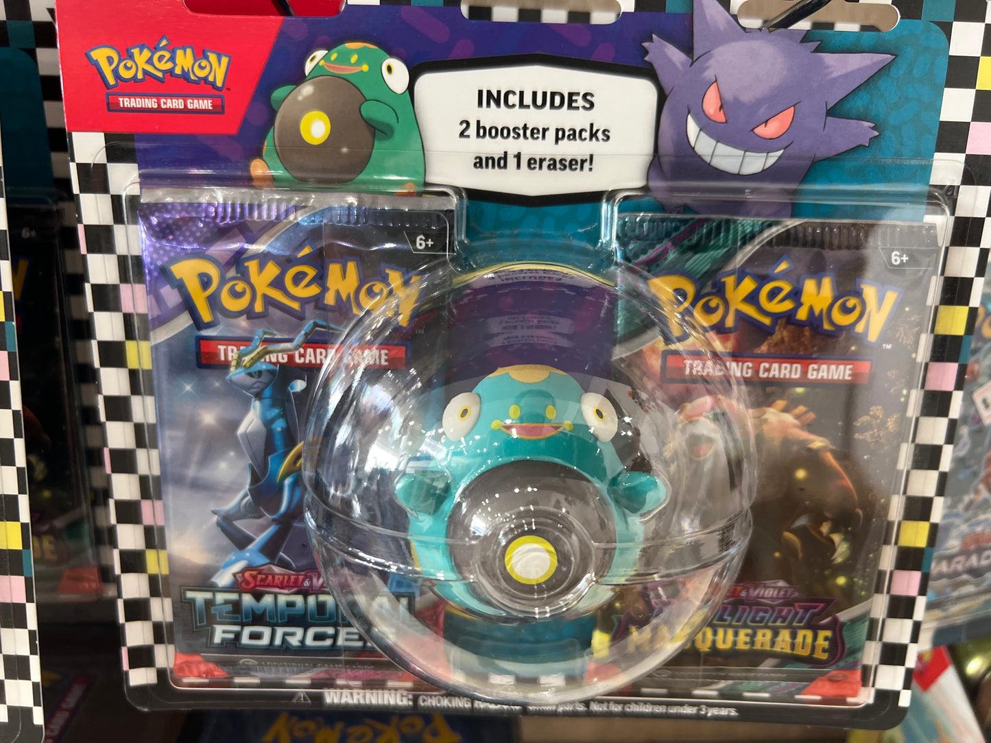 Pokemon TCG: Back to School 2024 Eraser Blister Pack