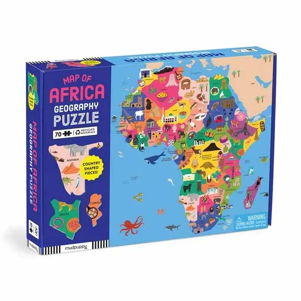 Puzzle 70 Geography Map of Africa