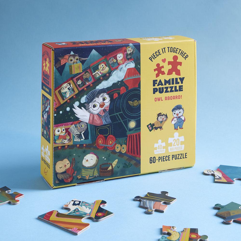 Piece It Together Family Puzzle: Owl Aboard!