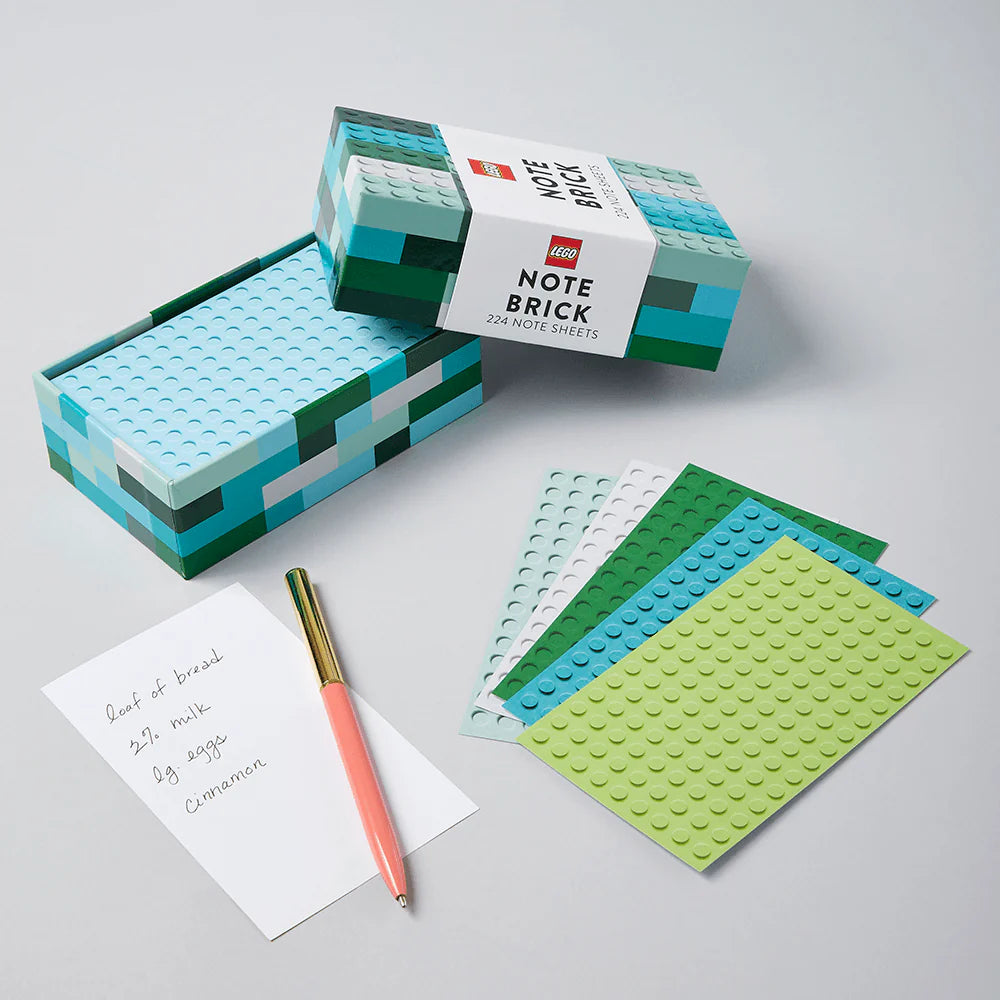 LEGO Note Brick (Blue-Green)