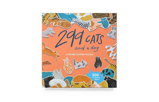 299 Cats (and a Dog) 300 Piece Cluster Puzzle