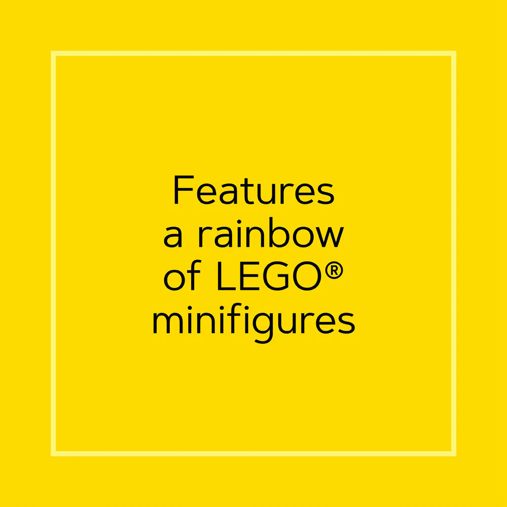 LEGO Minifigure Rainbow 1000-Piece Puzzle