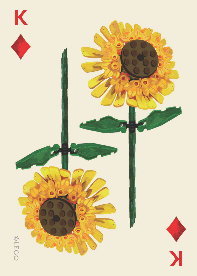 LEGO Botanical Playing Cards