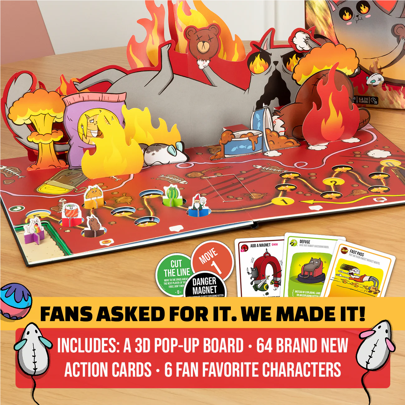 EXPLODING KITTENS (THE BOARD GAME)