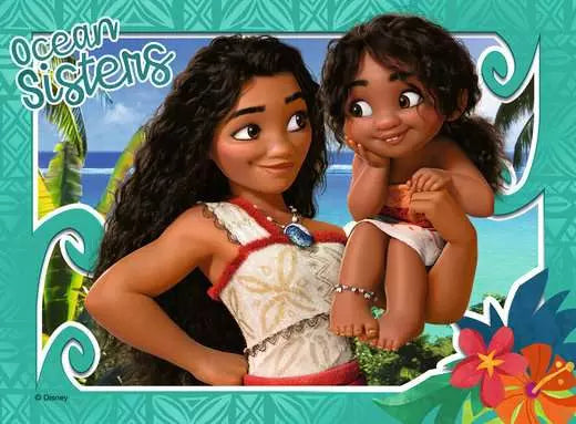 Ravensburger Moana 2 - 4 Puzzle in a Box (12p, 16p, 20p, 24p)