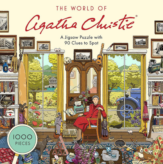 World of Agatha Christie 1000-piece Jigsaw: 1000-piece Jigsaw with 90 clues to spot