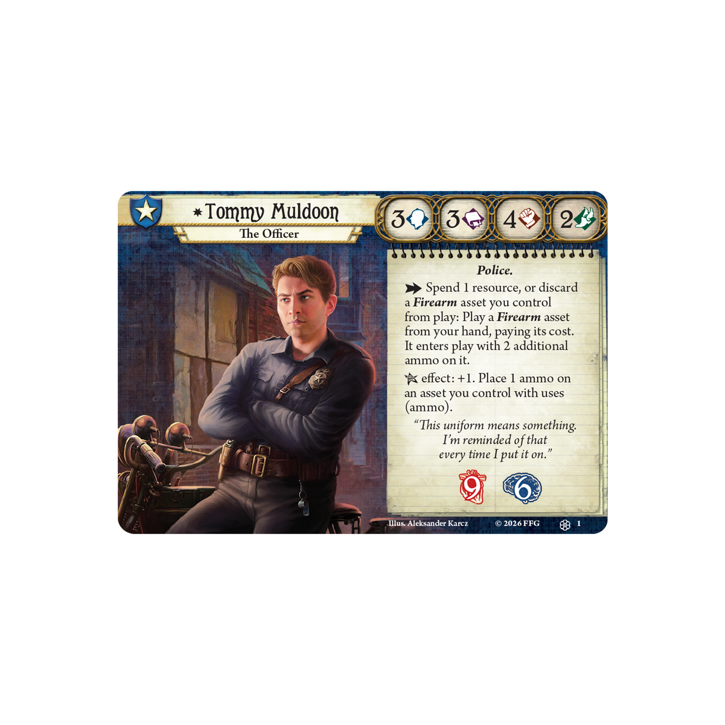 Arkham Horror: The Card Game – Tommy Muldoon Investigator Deck