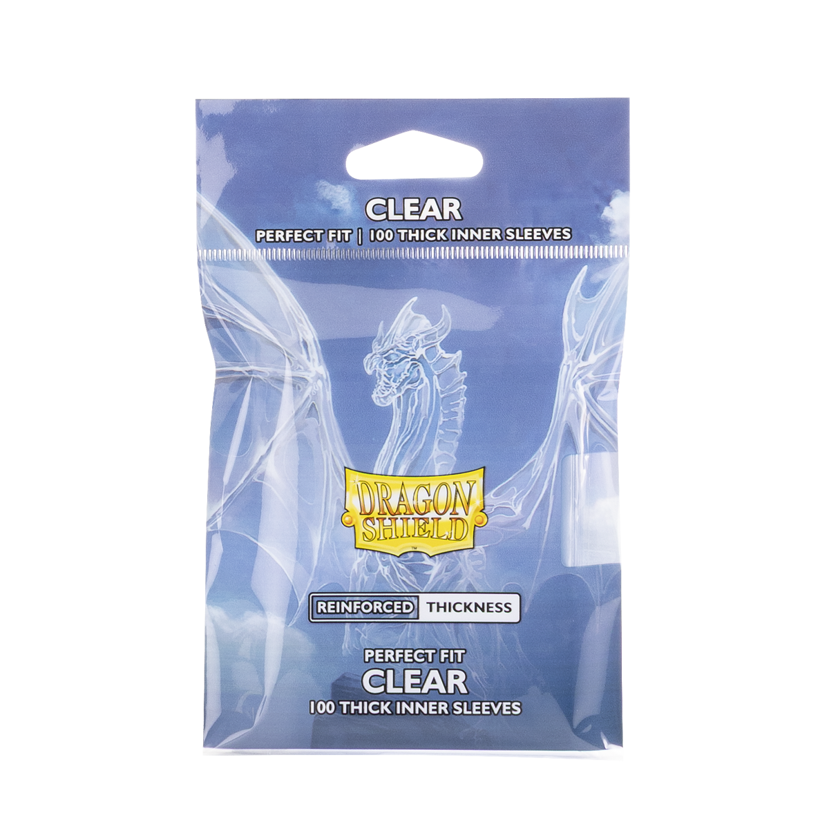 Dragon Shield: Perfect Fit Clear Inner Sleeves, 100 Count