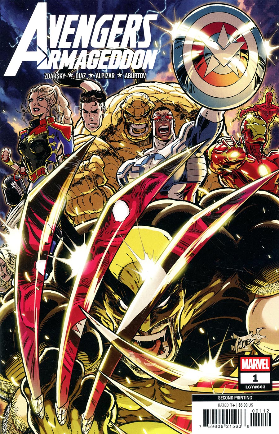 Avengers: Armageddon #1 (2nd Printing Variant Cover by Kaare Andrews)