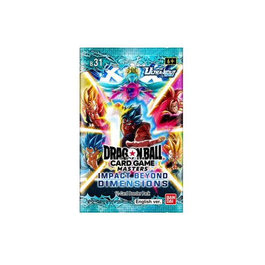 Dragon Ball Super Card Game Masters: Impact Beyond Dimensions Booster Pack