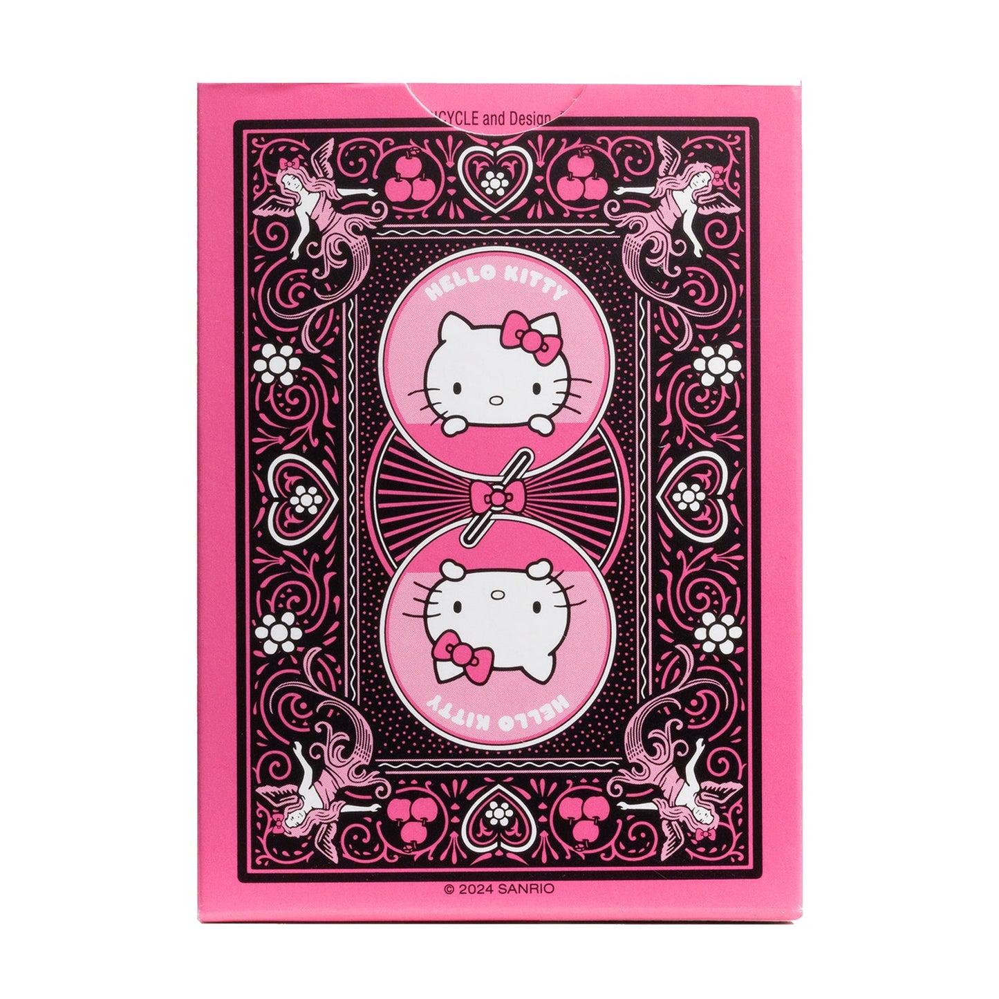 Bicycle Hello Kitty Black & Pink Playing Cards