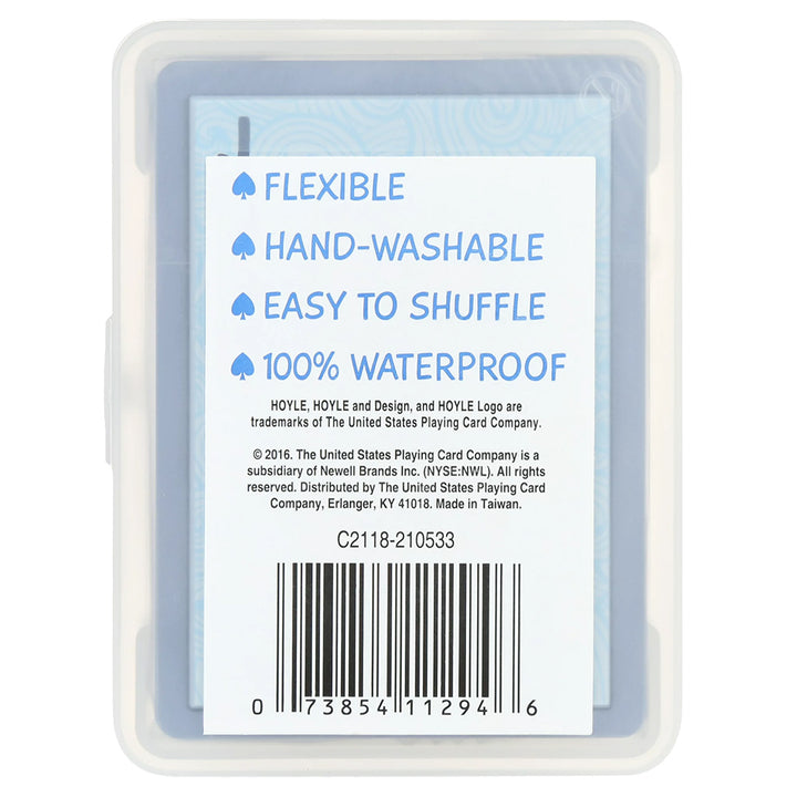 Hoyle Waterproof Clear Playing Cards