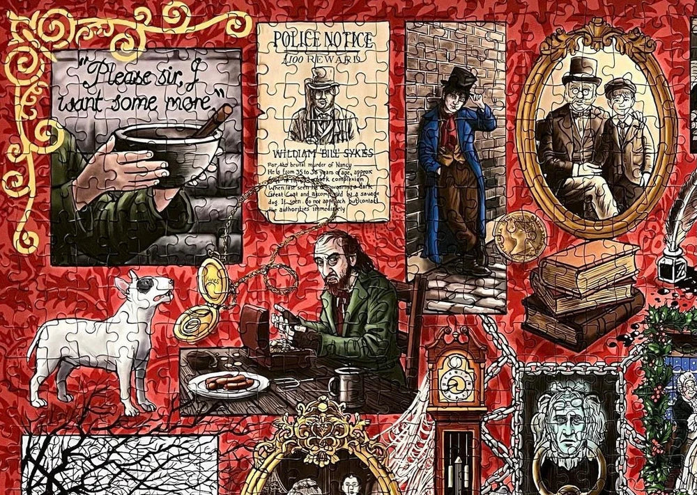 PUZZLE RENTAL: Charles Dickens- 1000 Piece Puzzle