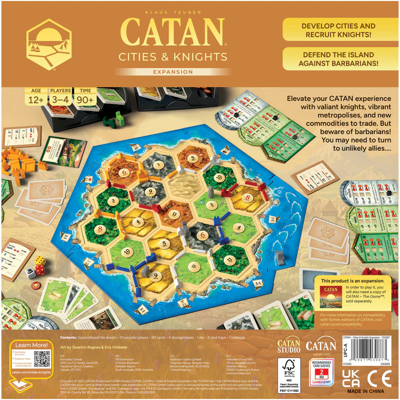 CATAN: Cities & Knights Expansion (6th Edition)