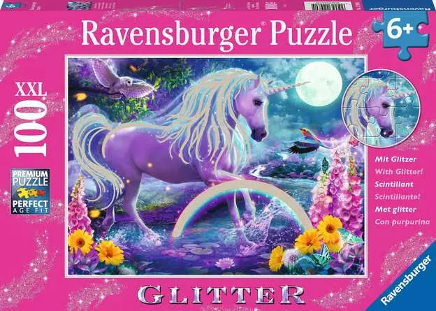 Glitter Unicorn 100 Piece Puzzle