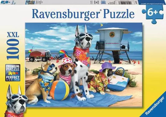 No Dogs on the Beach 100 Piece Puzzle