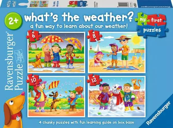 What's the Weather? 6 + 8 + 10 + 12 Piece Jigsaw Puzzle