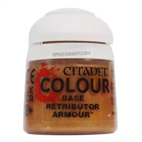 FINAL SALE: Citadel Colour Base: Retributor Armour (12ml) - Metallic Paint
