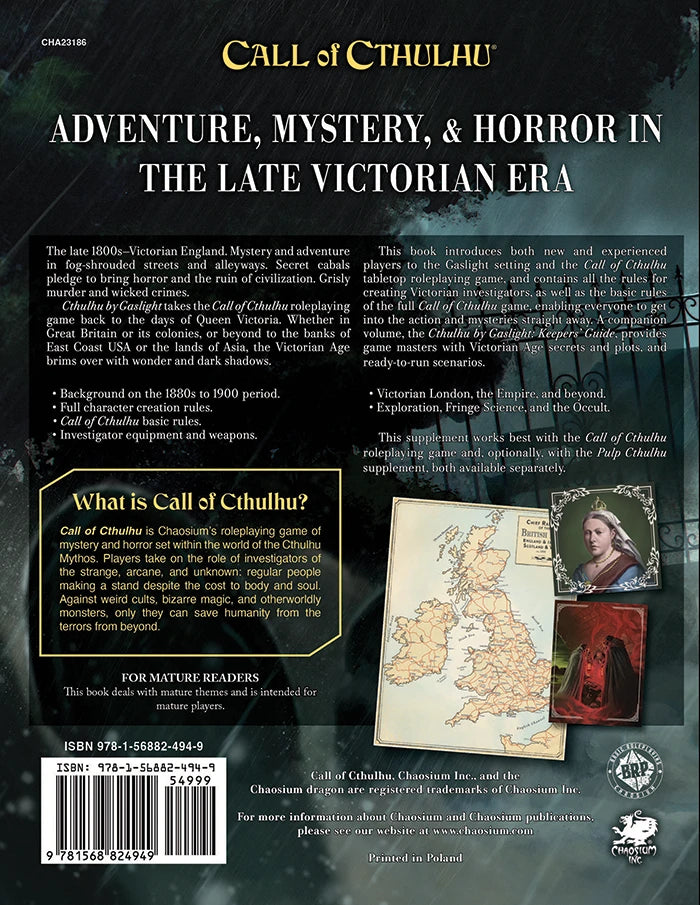 Call of Cthulhu 7th Edition: Cthulhu by Gaslight – Investigator’s Guide