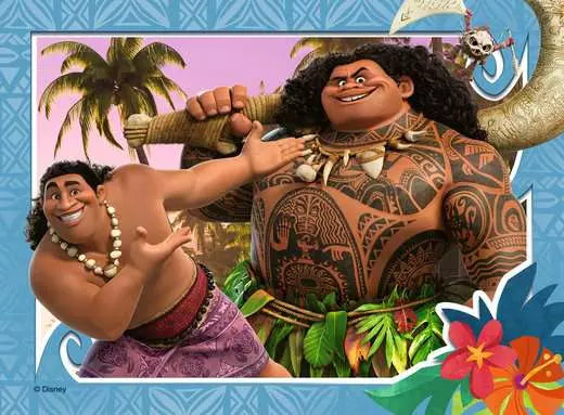 Ravensburger Moana 2 - 4 Puzzle in a Box (12p, 16p, 20p, 24p)