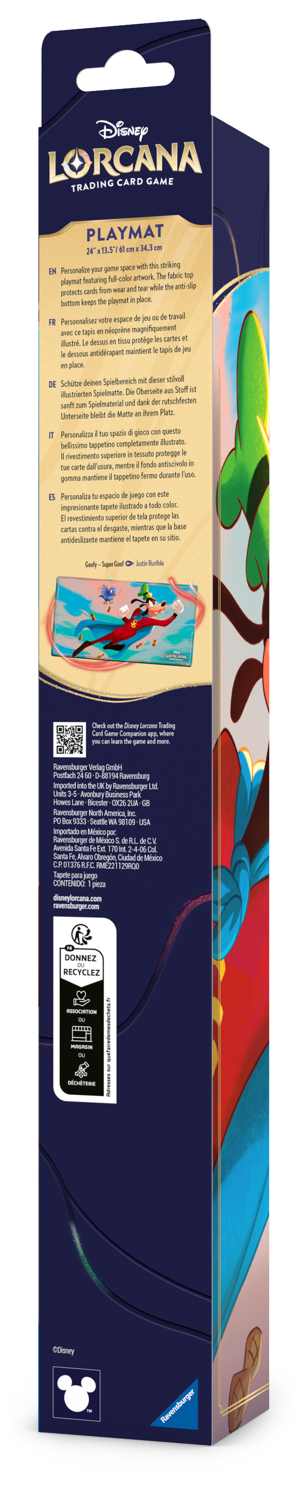 Disney Lorcana TCG: Wilds Unknown Playmat - Goofy - Super Goof