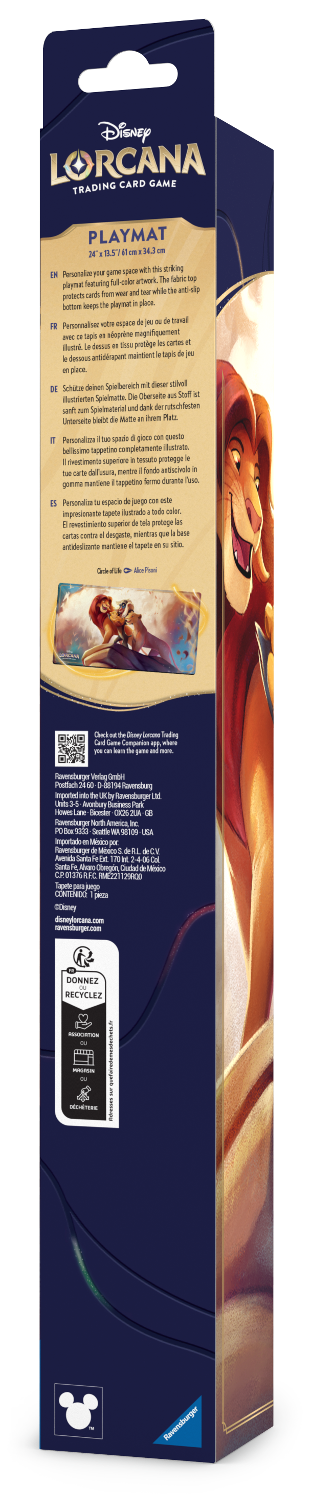 Disney Lorcana TCG: Attack of the Vine! Playmat Circle of Life
