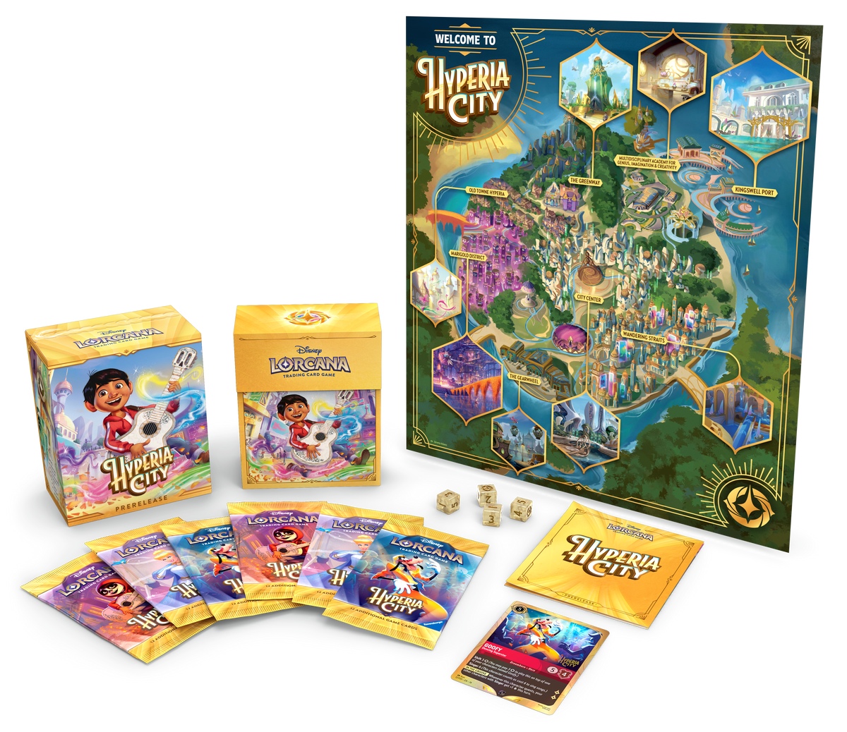 Disney Lorcana TCG: Hyperia City Prerelease Box
