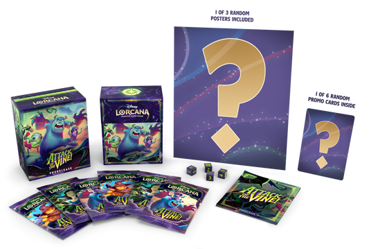 Disney Lorcana TCG: Attack of the Vine! Prerelease on July 17 2026