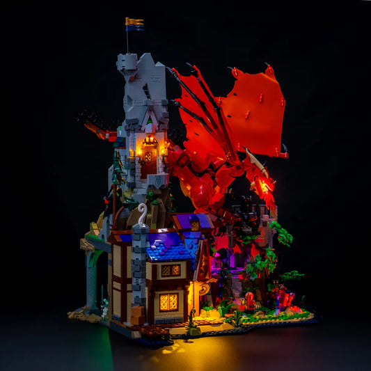 Light My Bricks Light Kit for LEGO 21348 Dungeons & Dragons: Red Dragon's Tale