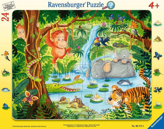 Jungle Friends 24 Piece Puzzle