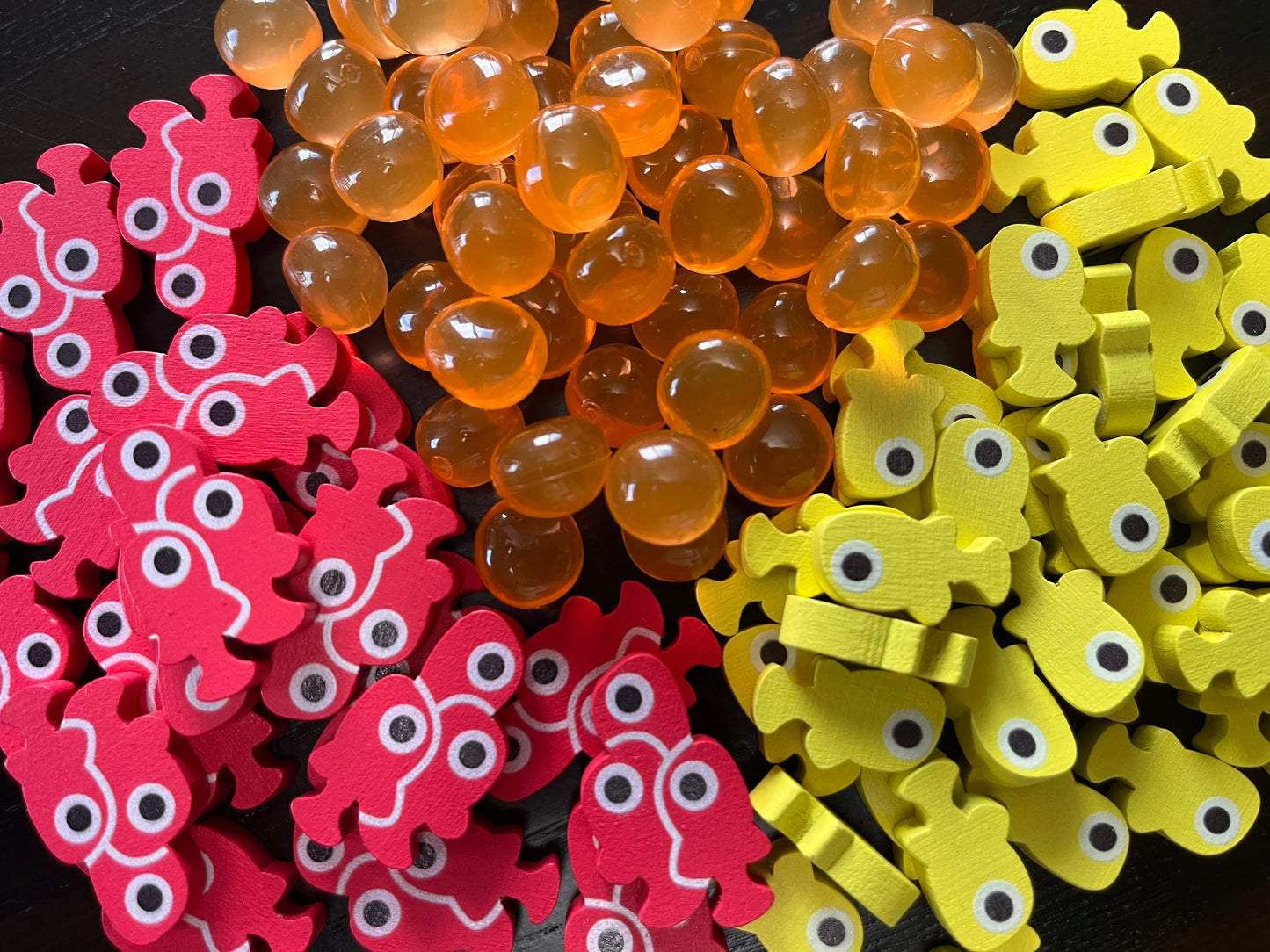 Finspan Upgrade Pack (Wooden Tokens & Squishy Eggs)