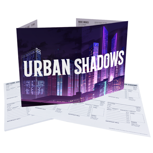 Urban Shadows 2E: GM Screen & Campaign Notepad