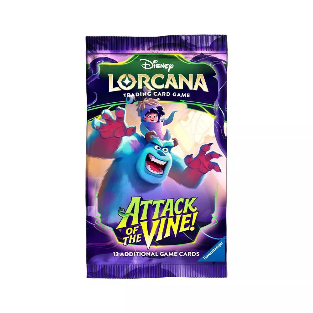 STRICT LIMITS IN PLACE. 1 PER ACCOUNT. Disney Lorcana TCG: Attack of the Vine! Booster Display Box (24 Packs)