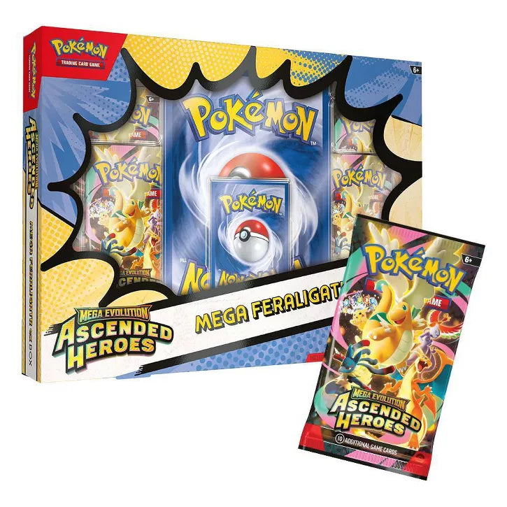 Pokémon TCG: Mega Evolution Ascended Heroes Mega ex Box (Limit 1 TOTAL [not per character] per rewards account)