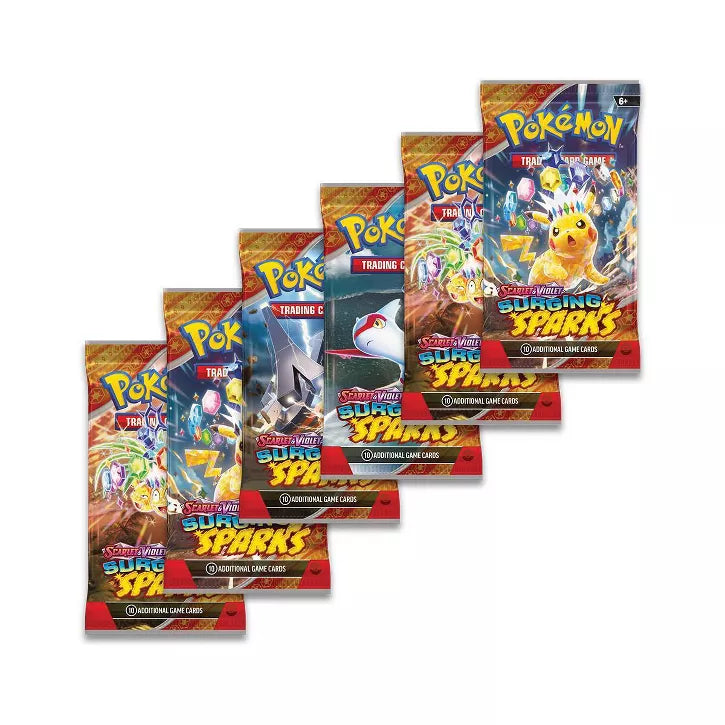 Pokemon Scarlet and Violet 8 Surging Sparks Booster Bundle