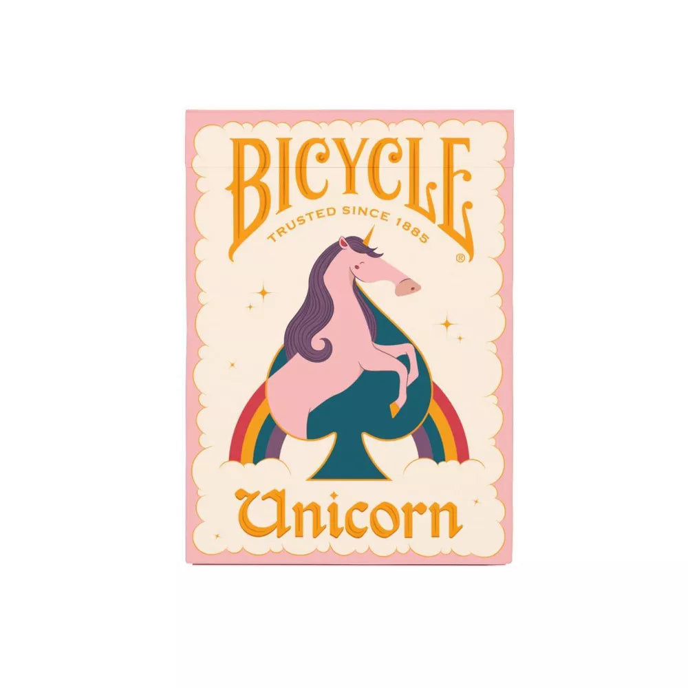 Bicycle Unicorn Pink Playing Cards