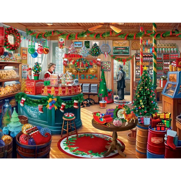Mistletoe Market - 300 Piece EZ Grip Jigsaw Puzzle