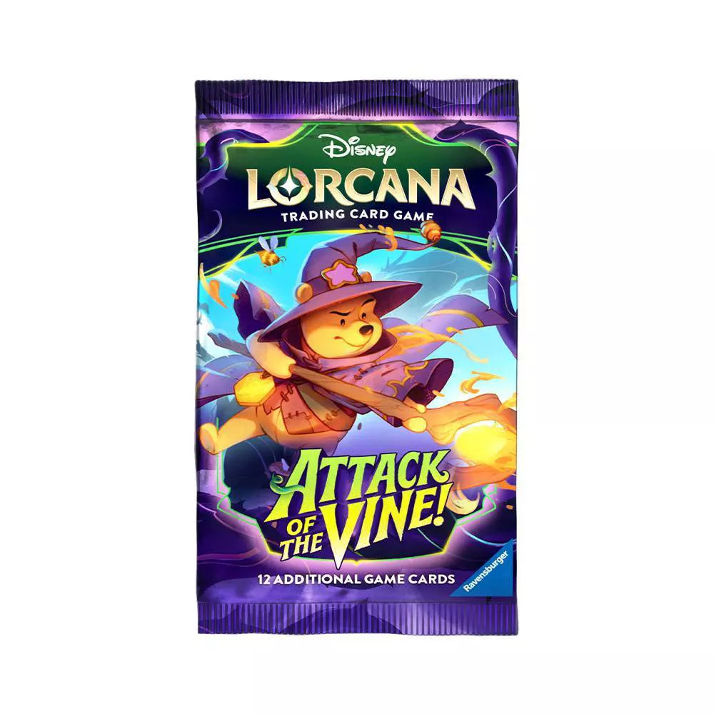 STRICT LIMITS IN PLACE. 1 PER ACCOUNT. Disney Lorcana TCG: Attack of the Vine! Booster Display Box (24 Packs)