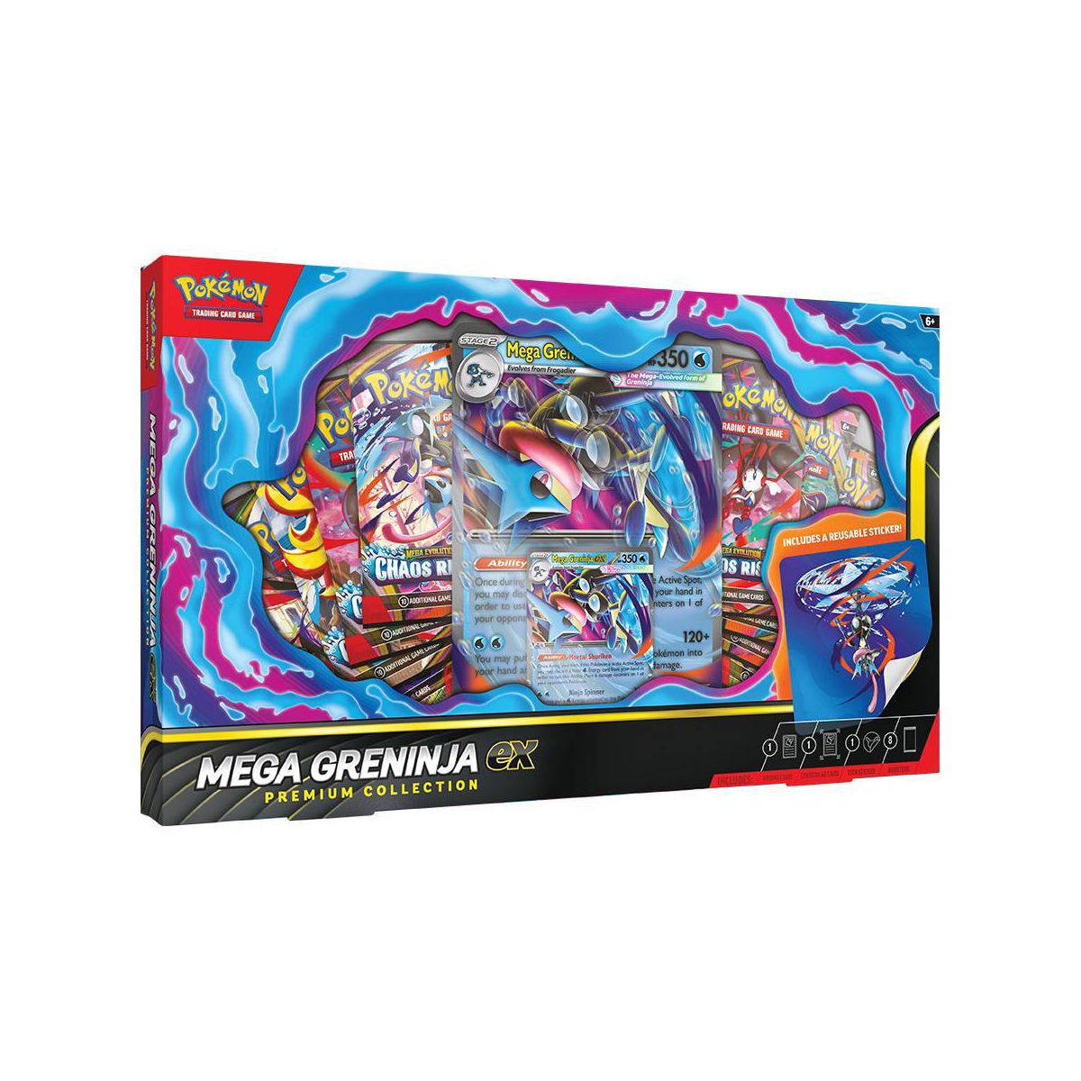 Pokemon TCG: Mega Greninja ex Premium Collection (limit 1 per rewards account)
