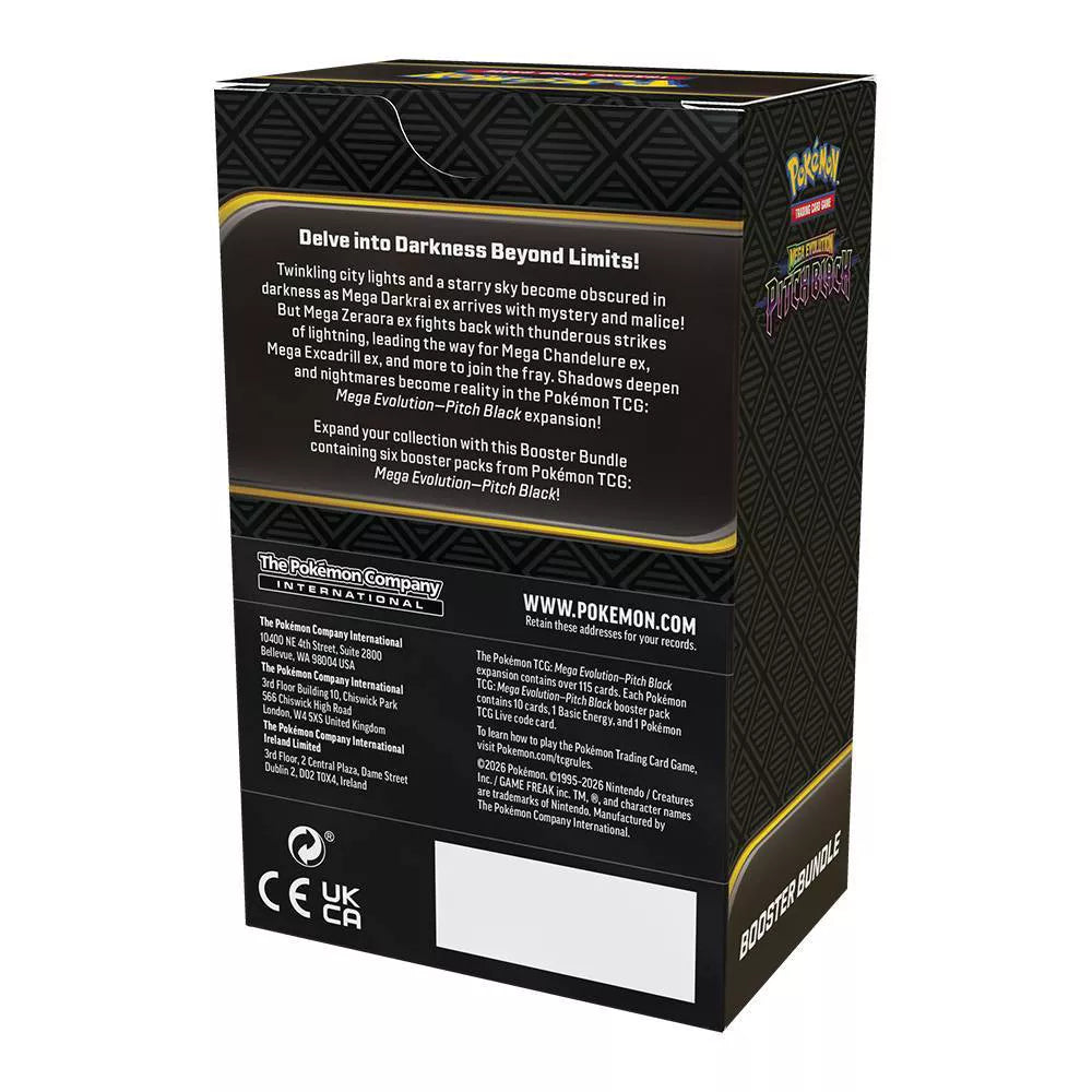 Pokémon TCG: Mega Evolution Pitch Black Booster Bundle (LIMIT 1 PER REWARDS ACCOUNT)