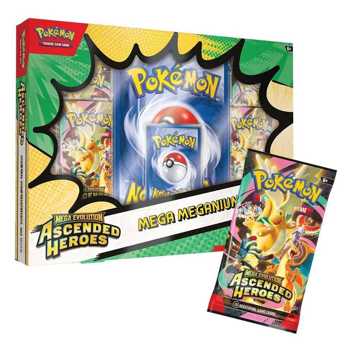 Pokémon TCG: Mega Evolution Ascended Heroes Mega ex Box (Limit 1 TOTAL [not per character] per rewards account)